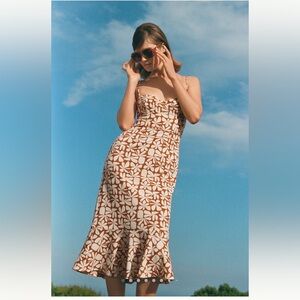 NWT Hutch Floral Slim Midi Dress - Plus